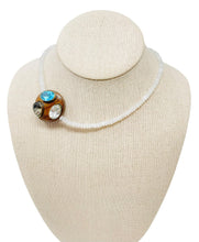 Load image into Gallery viewer, Icon Thin Jade Gemstone Necklace - White