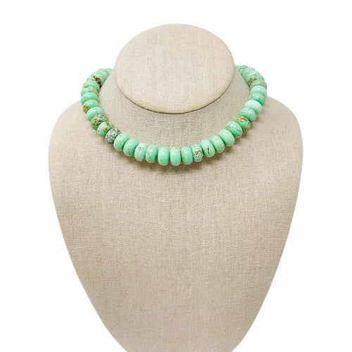 XL Stone Necklace - Minty