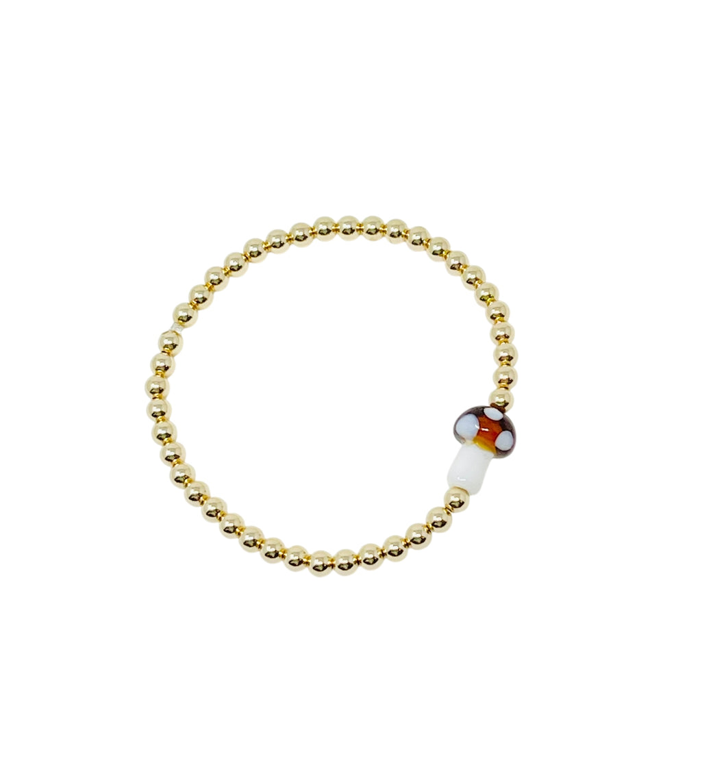 4mm Truffle Layer Bracelet - Brown