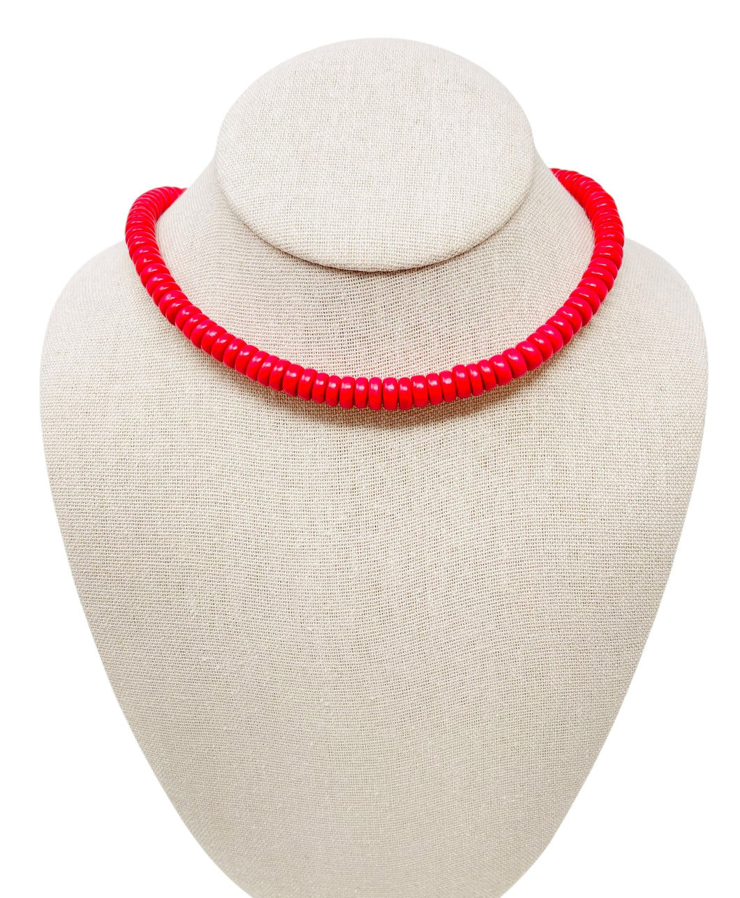Coconut Necklace Thin - Red
