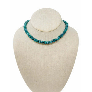 Opal Gemstone Necklace - Aquamarine