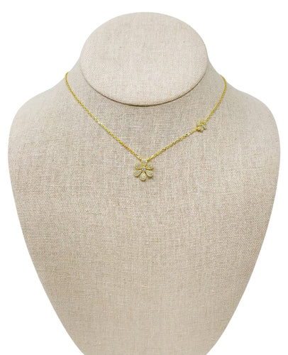 Double Daisy Necklace