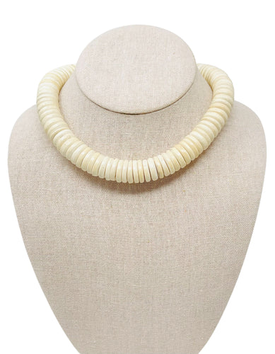 Coconut Necklace - White
