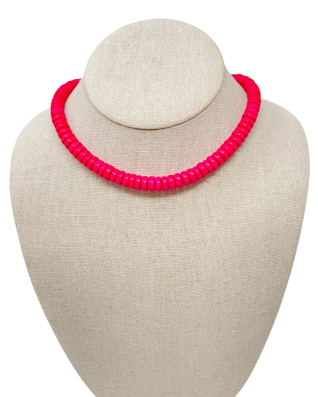 Coconut Necklace Thin - Hot Pink