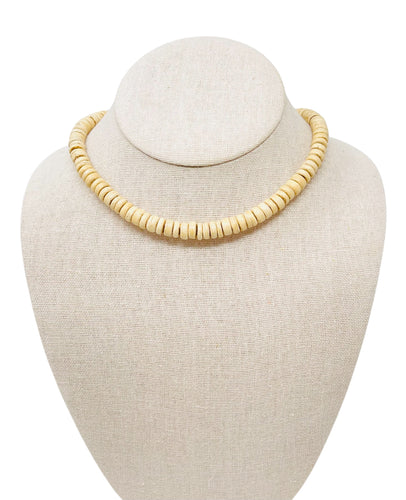 Coconut Necklace Thin - Natural