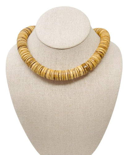 Coconut Necklace - Tan