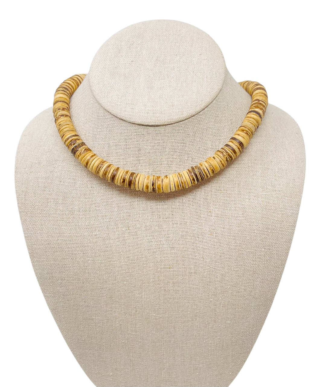Coconut Necklace Thin - Tan