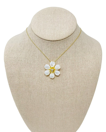 Dahlia Flower Necklace