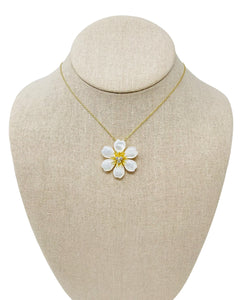 Dahlia Flower Necklace