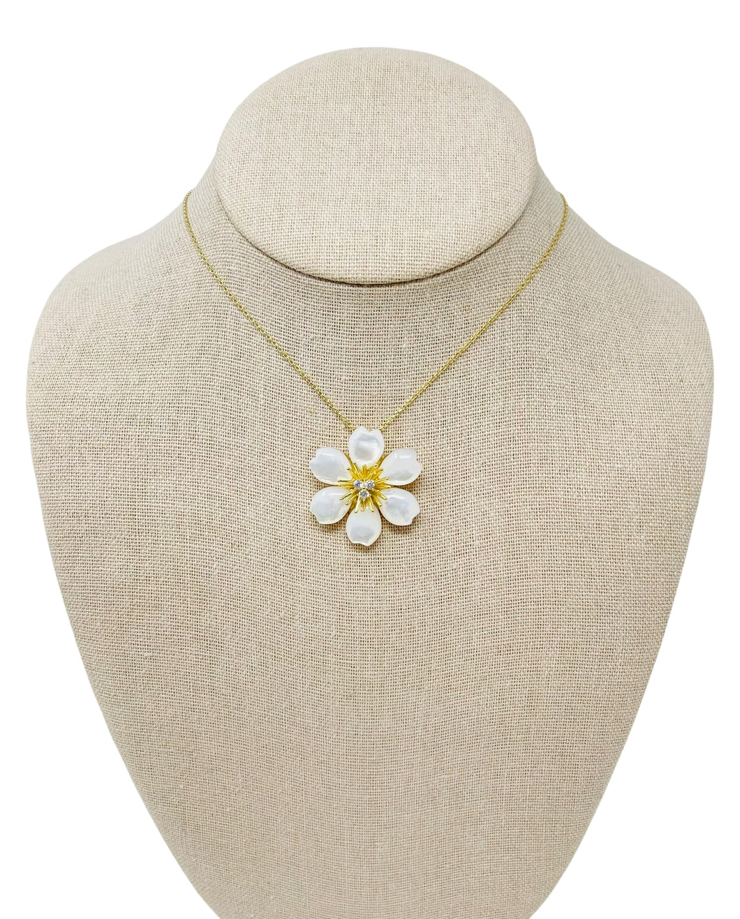 Dahlia Flower Necklace