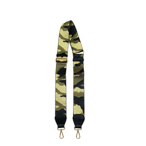 2" Camo Black/Army/Gold Bag Strap