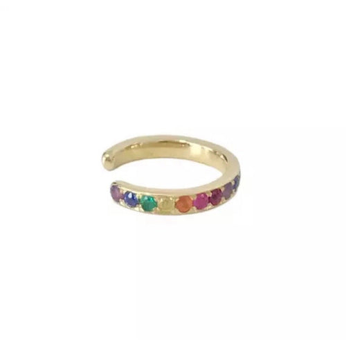 Rainbow Cuff Earring
