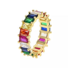 Load image into Gallery viewer, Chloe Rainbow Ring
