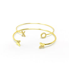Load image into Gallery viewer, Gold Charm Cuff