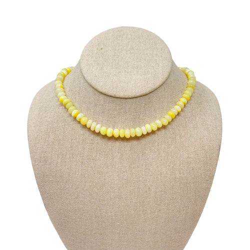 Opal Gemstone Necklace - Banana