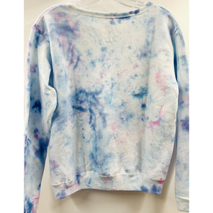 Masks By Branch x Boho Beads Tie Dye Pullover - Navy/Pink