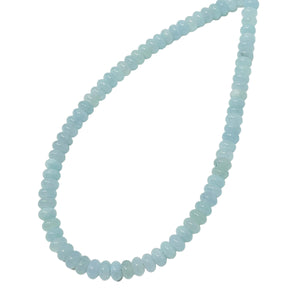 Opal Gemstone Necklace - Light Blue