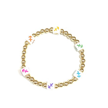 Load image into Gallery viewer, Rainbow Zodiac 5mm Layer Bracelet