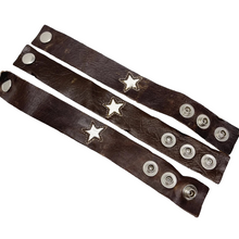 Load image into Gallery viewer, Star Cuff - Brown/White