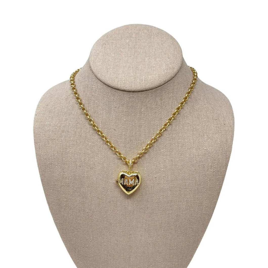 Mama Locket Necklace
