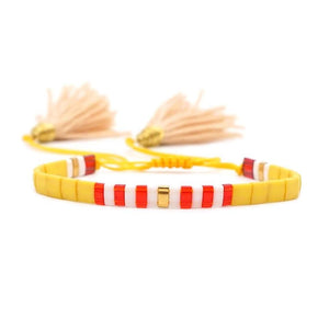 Tassel Bracelet- Yellow