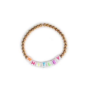 Neon Personalized 4mm Layer Bracelet